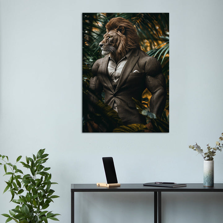 lion in suit metsterr 30121 Metsterr