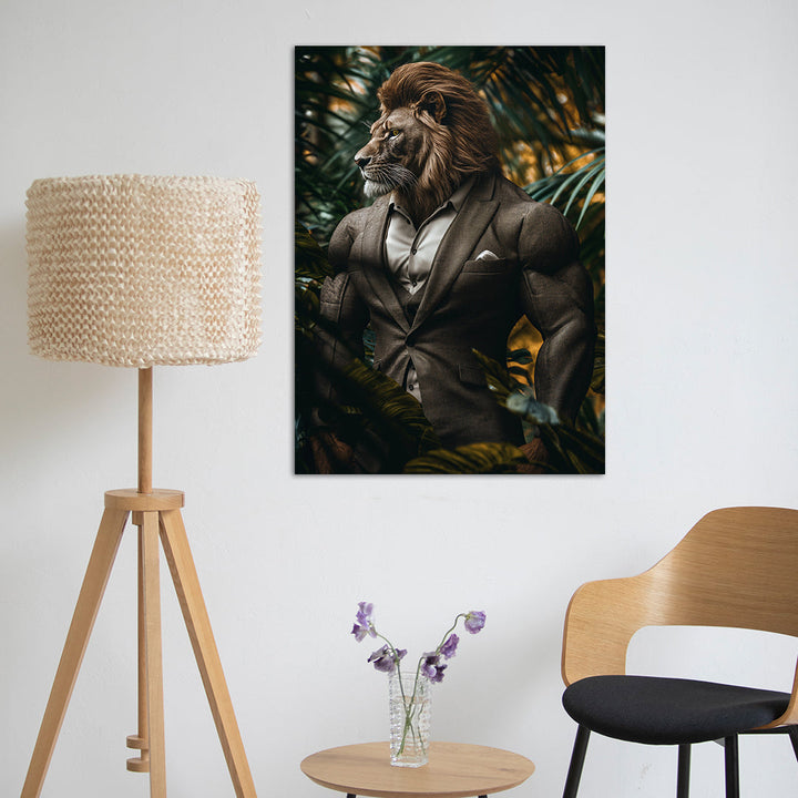 lion in suit metsterr 30121 Metsterr